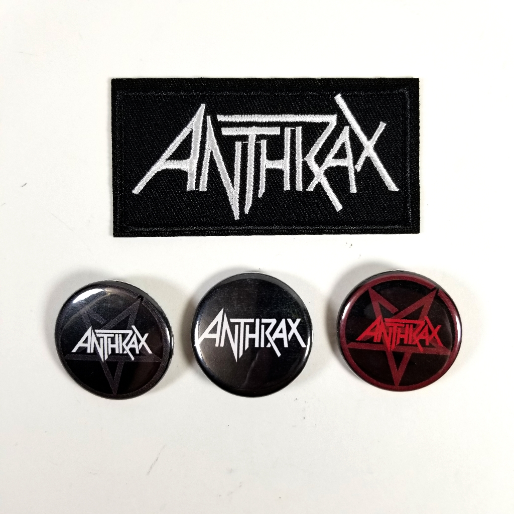 Anthrax Patch And Pin Set
